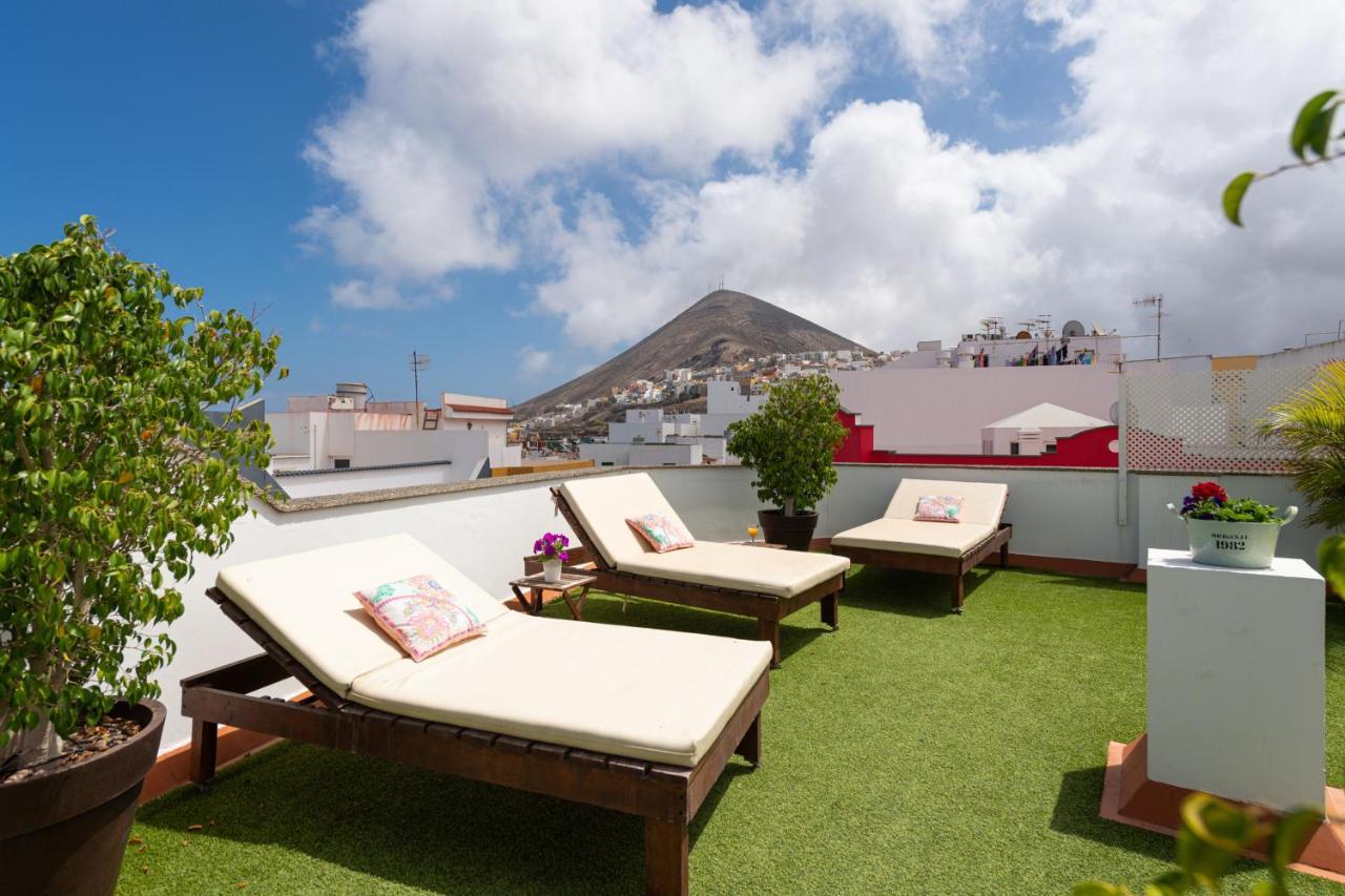 The Yellow House - Solarium - Climatized Pool Gáldar Екстериор снимка